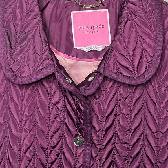 Kate Spade New York Long Quilted Coat - Picture 3 of 11